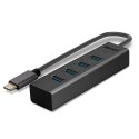Lindy 43325 jaotur USB 3.2 Gen 1 (3.1 Gen 1) Type-C 5000 Mbit/s Hall Lindy 43325 jaotur USB 3.2 Gen 1 (3.1 Gen 1) Type-C 5000 Mbit/s Hall