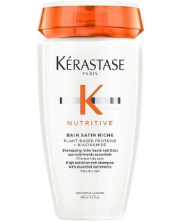 Maitinamasis šampūnas labai sausiems plaukams Kerastase Nutritive Bain Satin Riche Šampūnas 250ml