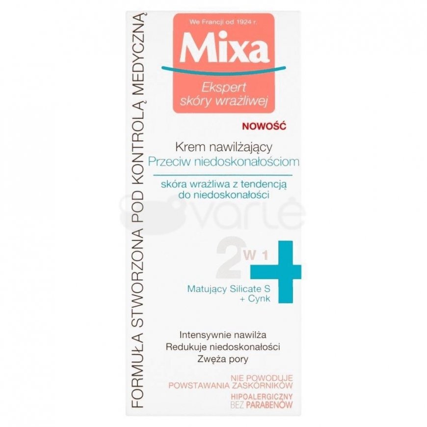 Mixa Face cream against imperfections 2in1