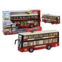 Lean Double decker city bus lights sound red 1:16 Lean Double decker city bus lights sound red 1:16