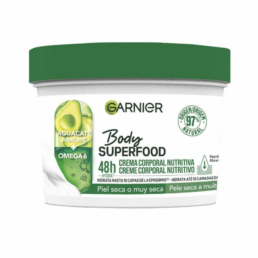"Garnier Body Superfood Nourishing Avocado Body Cream 380ml