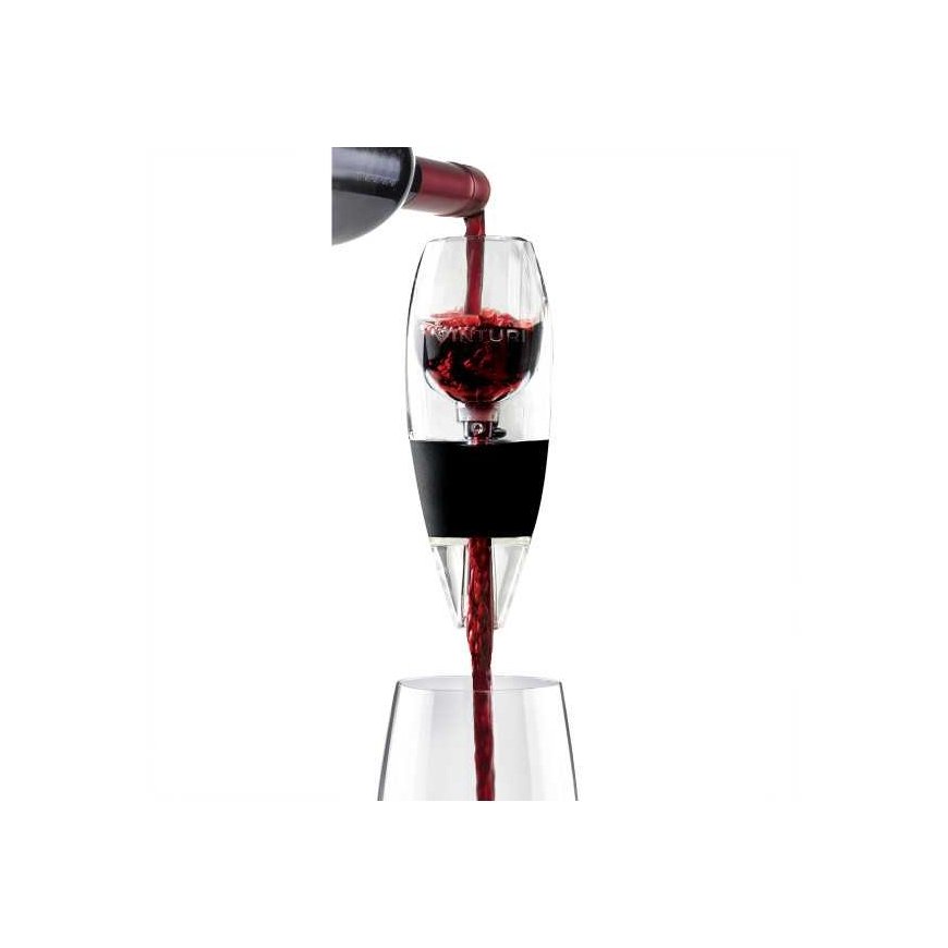 VINTURI V1010 raudono vyno aeratorius, juoda – 2