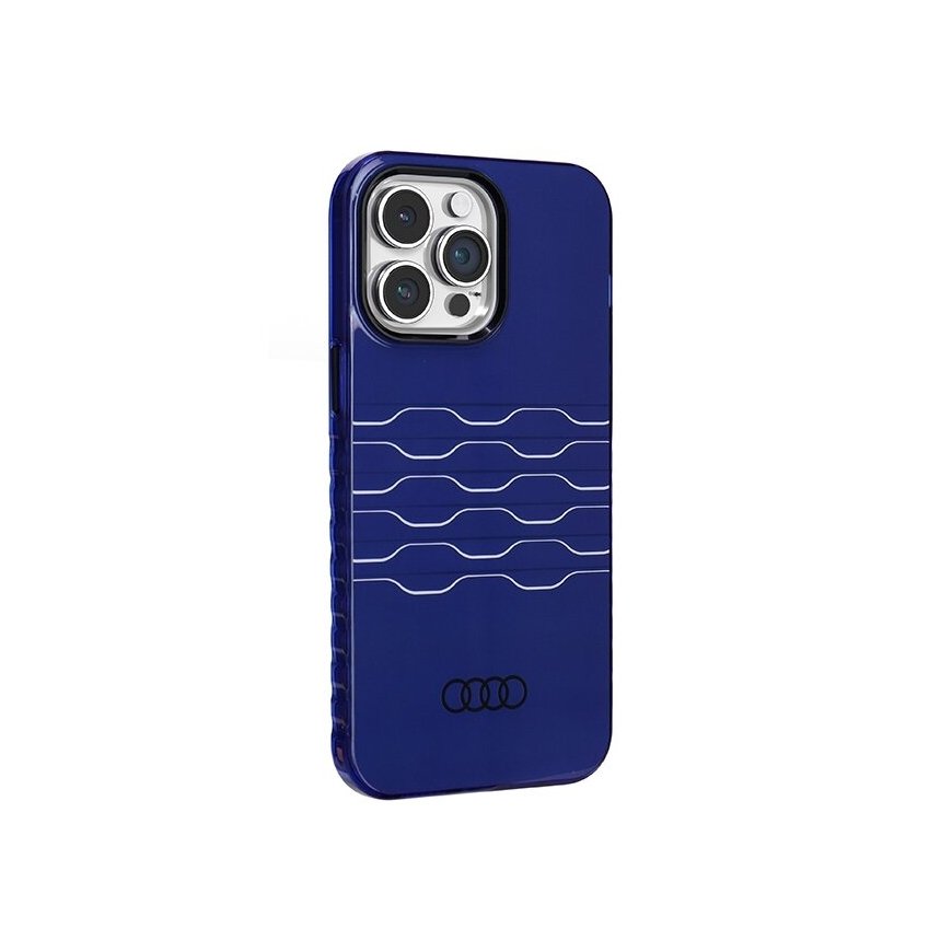 Audi IML MagSafe Case iPhone 14 Pro Max 6.7" niebieski|navy blue