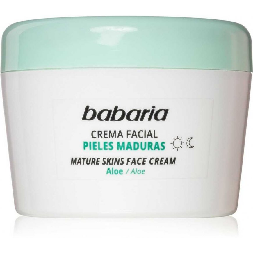 Babaria Aloe Vera maitininantis Facial Kreminis Mature Skin 125ml – 3