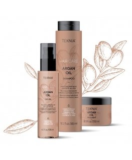 Kaukė plaukams LakmeTeknia Argan Oil Treatment, maitinanti plaukus, su argano aliejumi, 250 ml