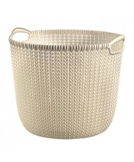 Curver Knit veļas grozs 30 L Taisnleņķa Plastmasa Bēšs