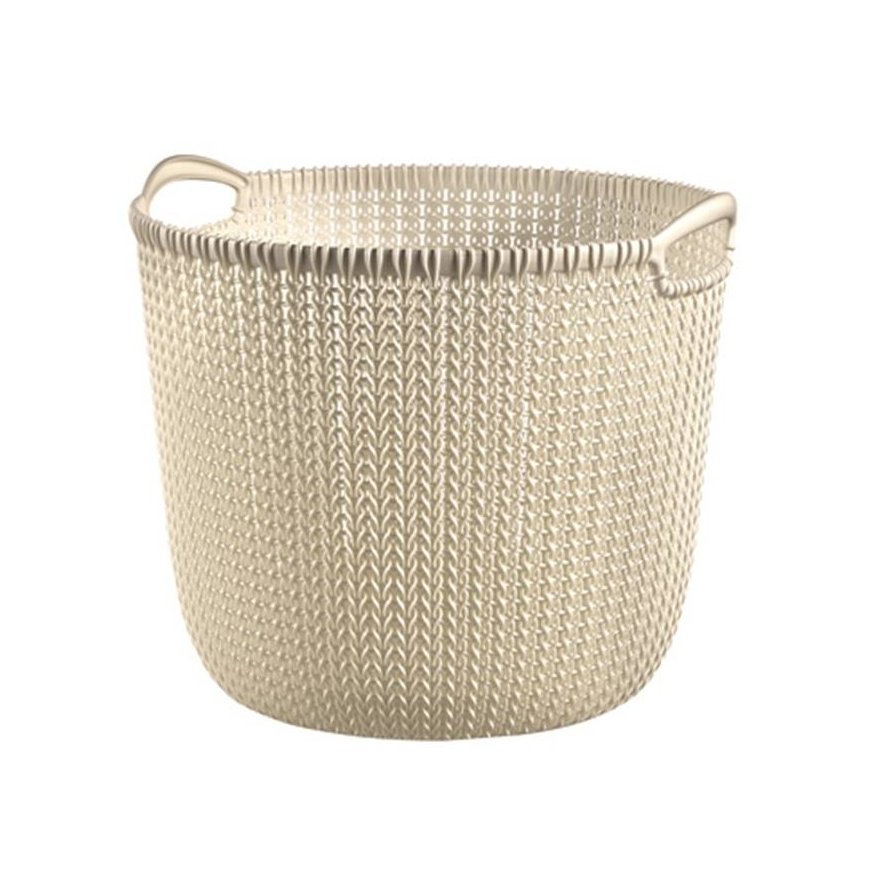 Curver Knit laundry basket 30 L Rectangular Plastic Beige