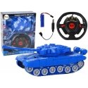 Lean R/C Tank Remote Control Lights Blue Sound 1:18 27MHz Lean R/C Tank Remote Control Lights Blue Sound 1:18 27MHz