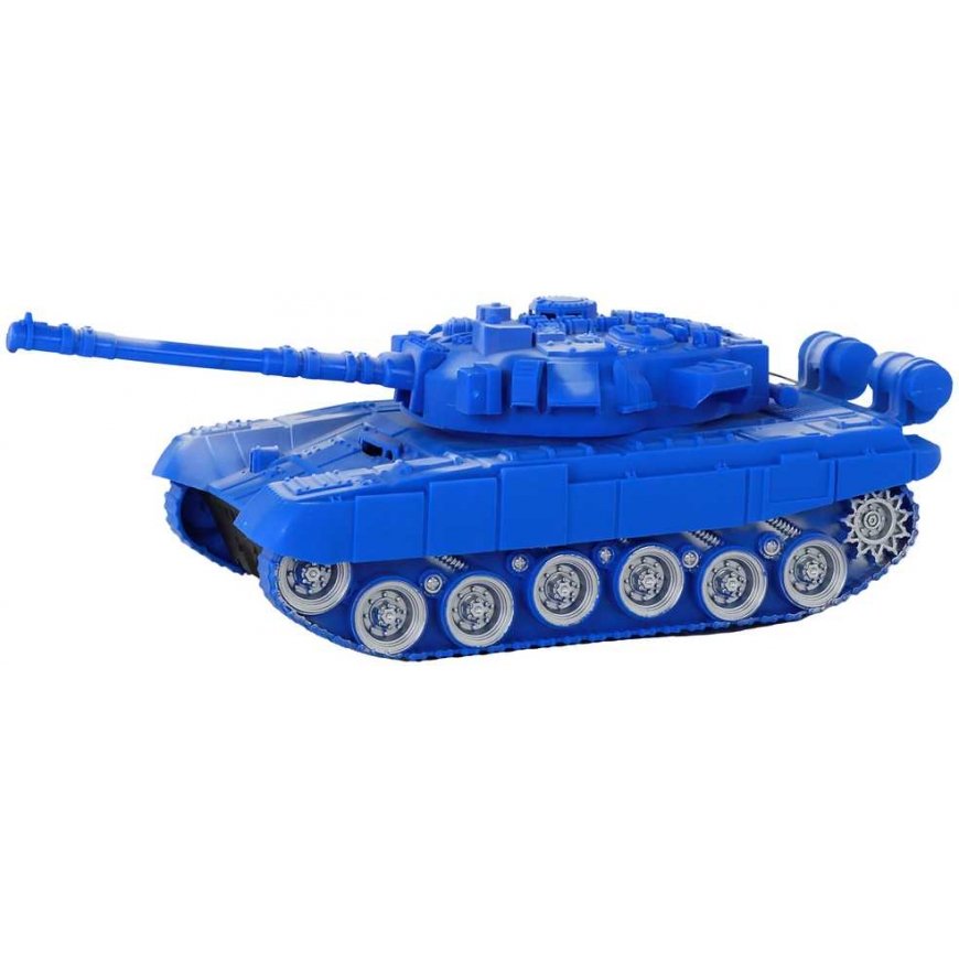 Lean R/C Tank Remote Control Lights Blue Sound 1:18 27MHz – 2