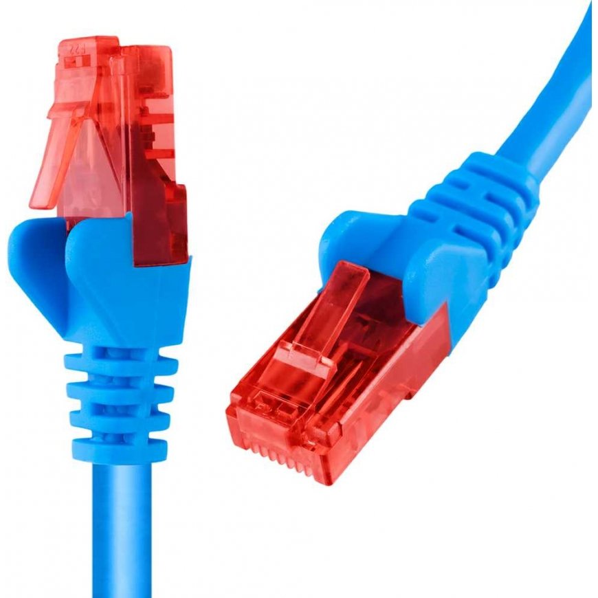 Spacetronik Cable RJ45 CAT 6 U/UTP AWG24 blue 20m