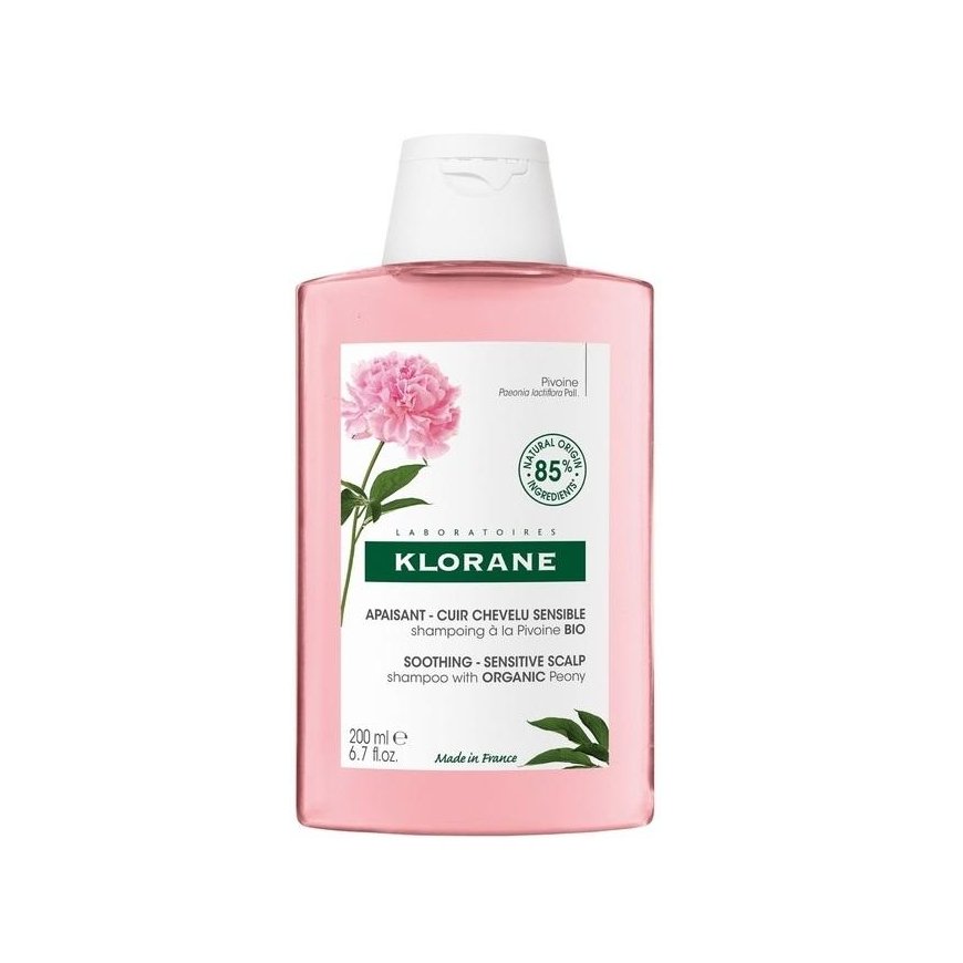 "Klorane" soothing and anti-irritation shampoo "Peony" 200ml