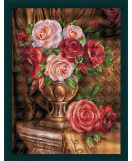 Beldizart Deimantų tapybos rinkinys Noble Roses 30x40 cm AM1731