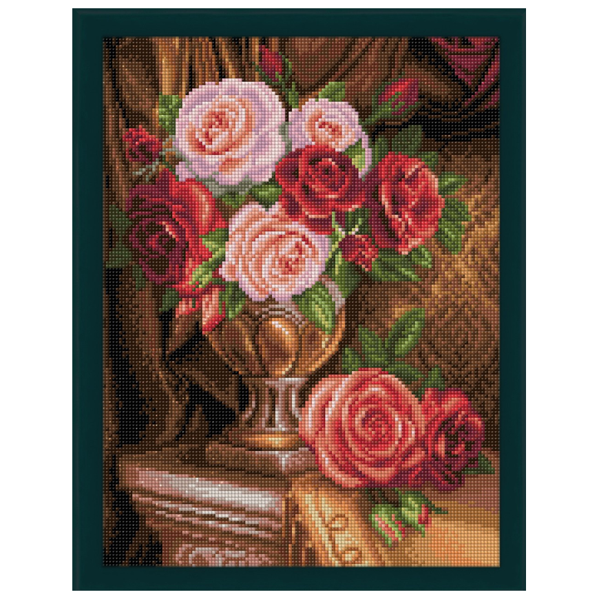 Beldizart Diamond painting set Noble Roses 30x40 cm AM1731