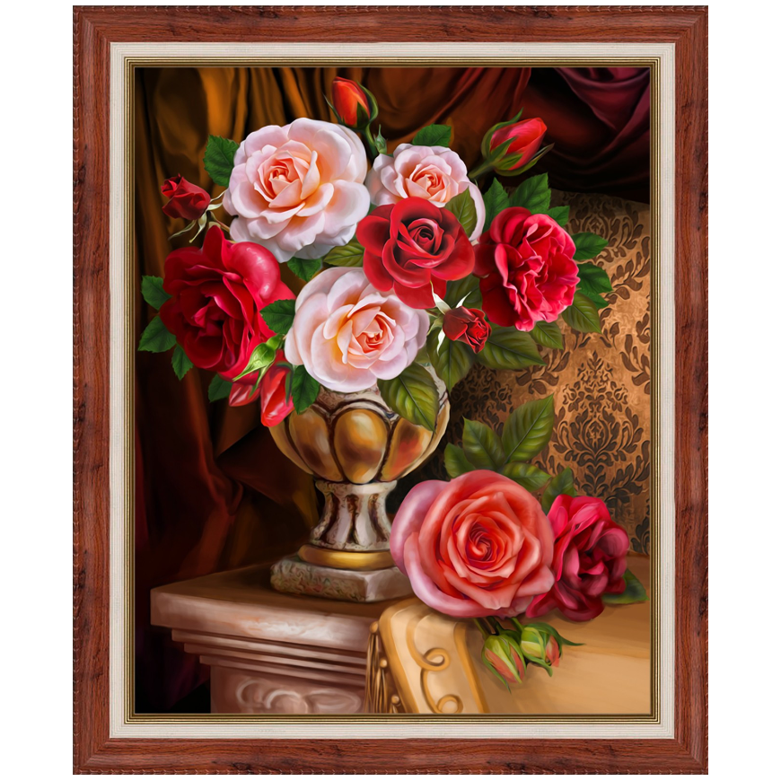 Beldizart Deimantų tapybos rinkinys Noble Roses 30x40 cm AM1731 – 2
