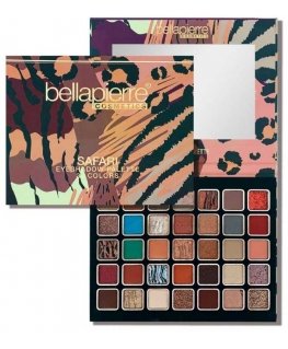Bellapierre Cosmetics Safari Eyeshadow Palette TEP035, 35 colors