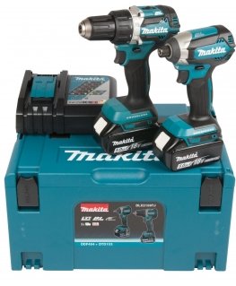 Makita DLX2189TJ Cordless tool set LXT 2x5.0Ah, BL-M (DDF484+DTD153)