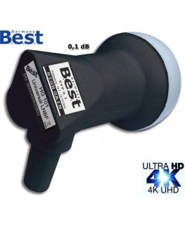 Best Konwerter Satelitarny LNB Single BEST HG 101 Ultra Juodas 0,1dB