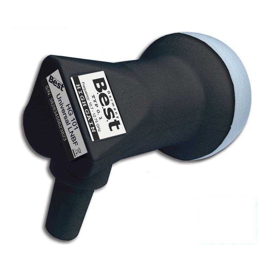 Best Konwerter Satelitarny LNB Single BEST HG 101 Ultra Juodas 0,1dB – 2
