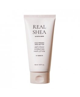"Rated Green Real Shea" drėkinamasis plaukų losjonas nuo šiaušimosi 150ml