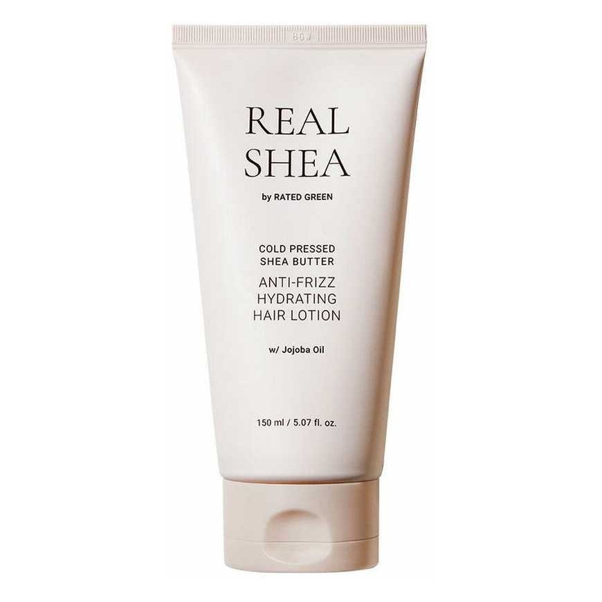 "Rated Green Real Shea" drėkinamasis plaukų losjonas nuo šiaušimosi 150ml – 2