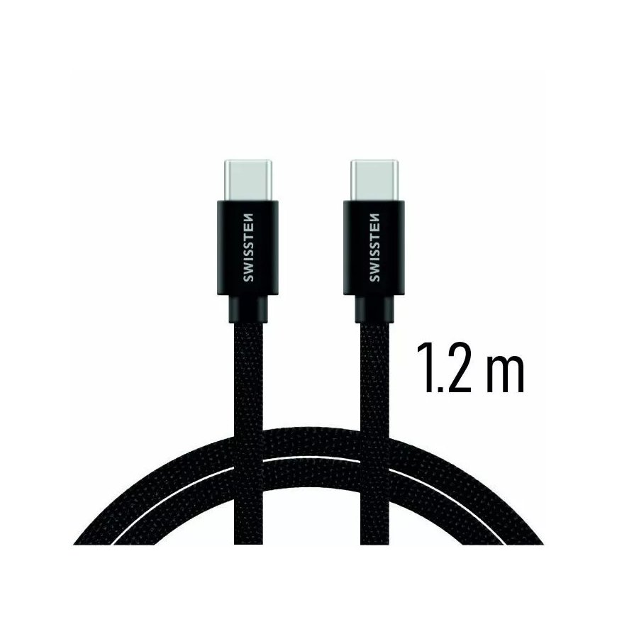 Swissten Textile Universal Quick Charge 3