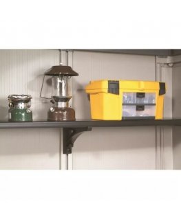 Accessory set for shed ( 4 shelves + 2 brackets )