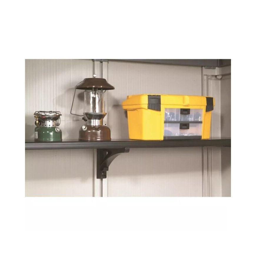 Accessory set for shed ( 4 shelves + 2 brackets )