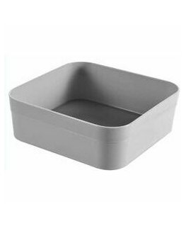 Infinity Recycled Box 15x15x5cm grey