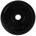 Gumuoti svamenys TUNTURI 0,5-20kg (Svoris: 2 x 2,5kg)