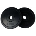 Gumuoti svamenys TUNTURI 0,5-20kg (Svoris: 2 x 2,5kg)