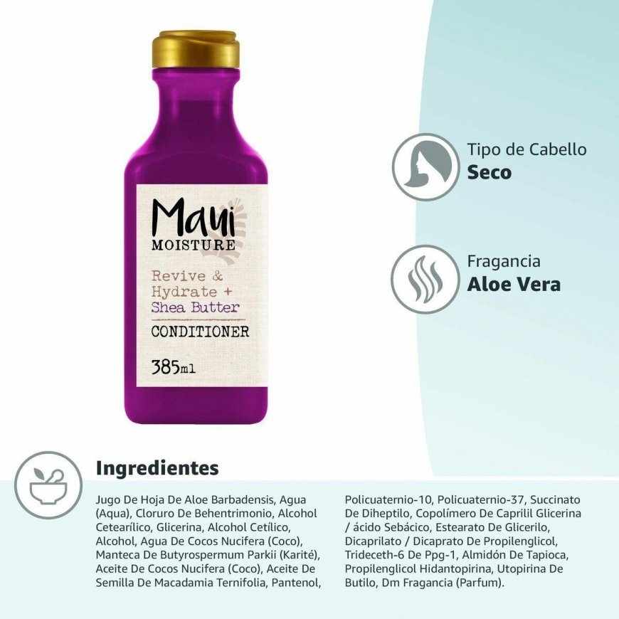 Maui Moisture Maui Butterwood Revive Dry Hair Conditioner 385ml – 4