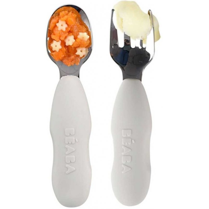BEABA 2 PCS. STAINLESS STEEL TABLE