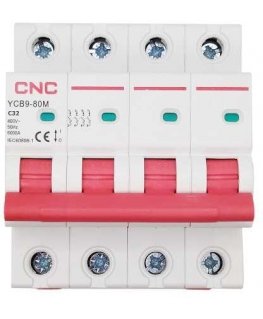 CNC Automatic switch, 4P, 32A, class C, 6kA