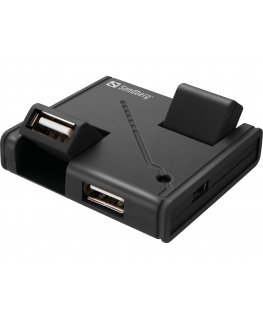 Sandberg 133-67 interfeisa centrmezgls USB 2.0 480 Mbit/s Melns