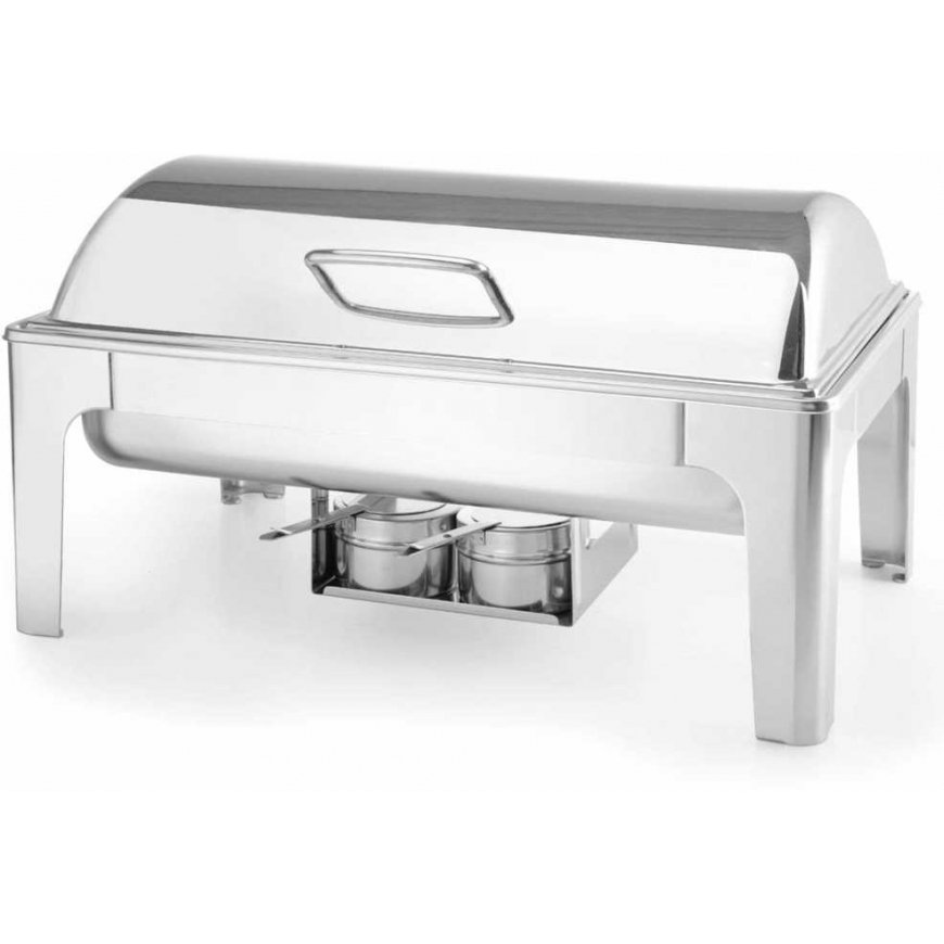 Hendi Food warmer with candle paste, polished steel GN 1/1