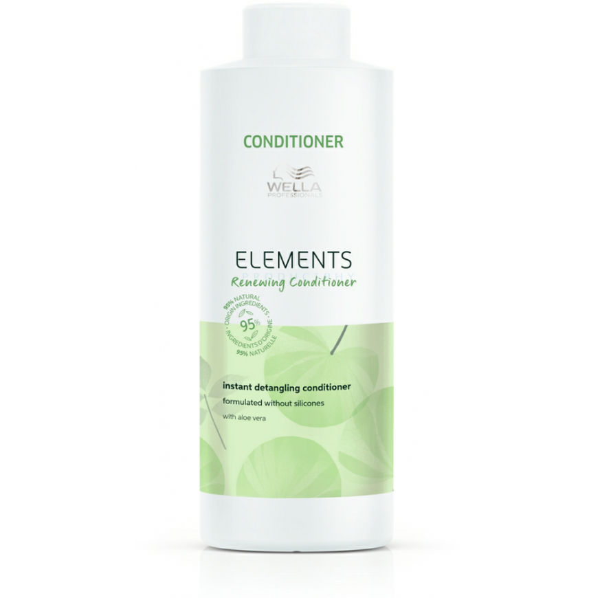 Atkuriamasis plaukų kondicionierius Wella Elements Renewing Conditioner 1000ml – 3