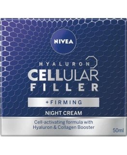 Nivea Hyaluron Cellular Filler + Stangrinamasis naktinis kremas nuo raukšlių 50ml