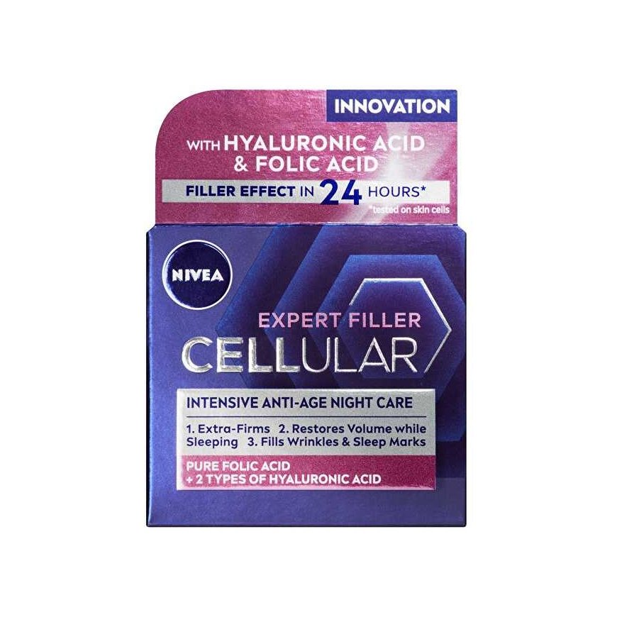 Nivea Hyaluron Cellular Filler + Firming night cream against wrinkles 50ml – 4