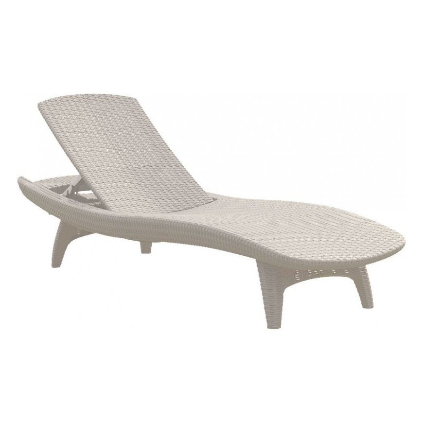 Sun lounger Pacific white – 2