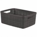 Basket Jute S 5L 27x20x11cm dark grey Basket Jute S 5L 27x20x11cm dark grey
