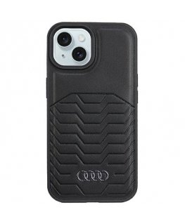 Audi Synthetic Leather MagSafe iPhone 15 | 14 | 13 6.1" czerwony