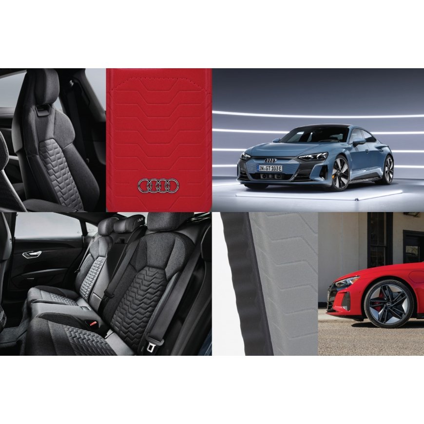 Audi Synthetic Leather MagSafe iPhone 15 | 14 | 13 6.1" czerwony – 2
