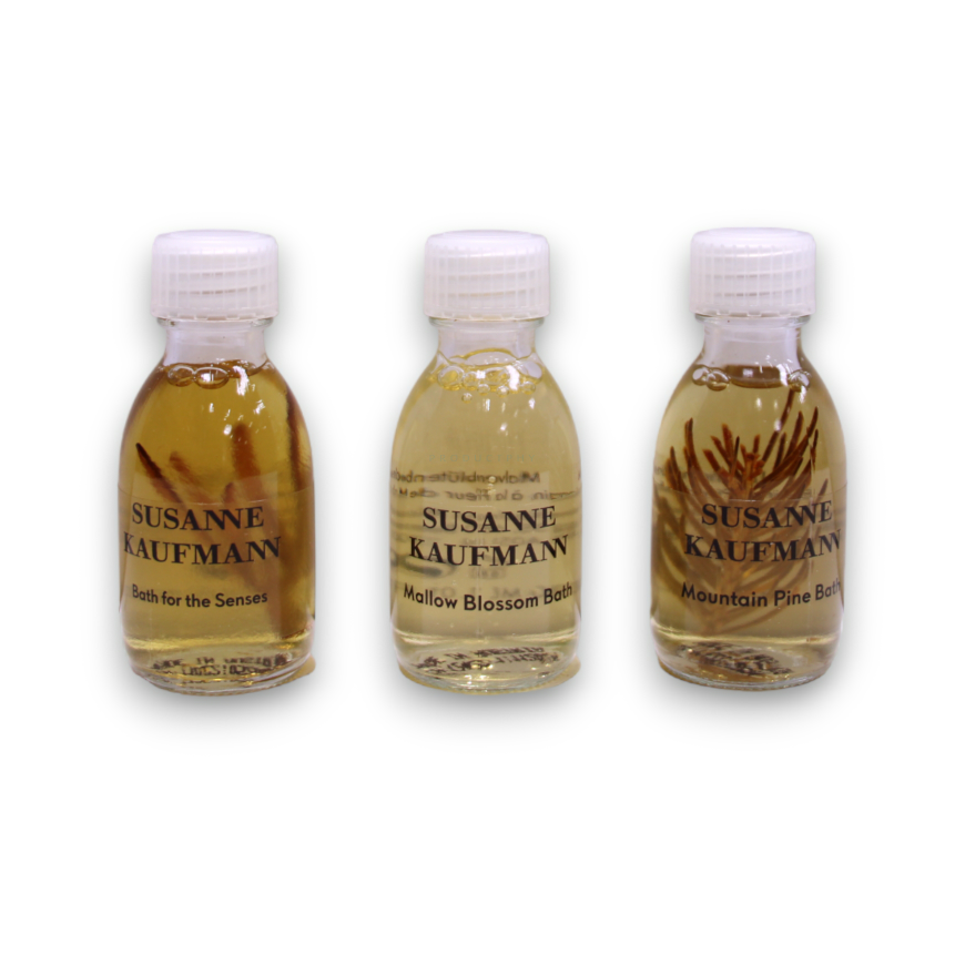 Bath Trio Set Susanne Kaufmann: Body Care Bath, For The Senses, nourishing, Bath Oil, 30 ml + Body Care Bath, Mountain Pine, Rel – 2
