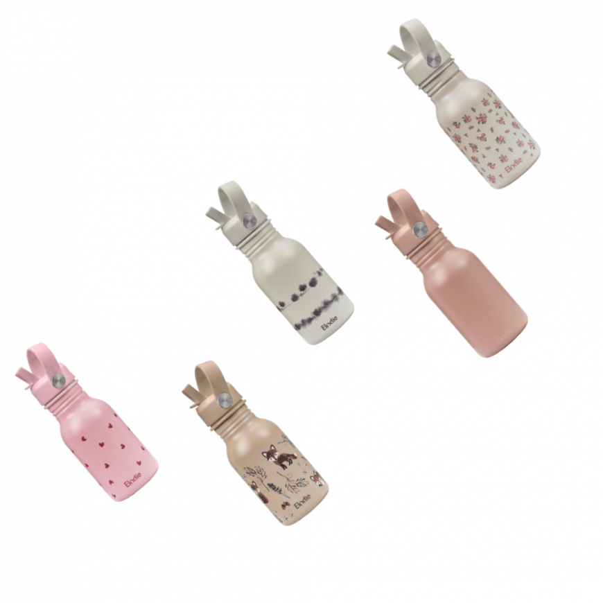 Elodie Details - buteliukas vandeniui, 450 ml | Rožinis – 5