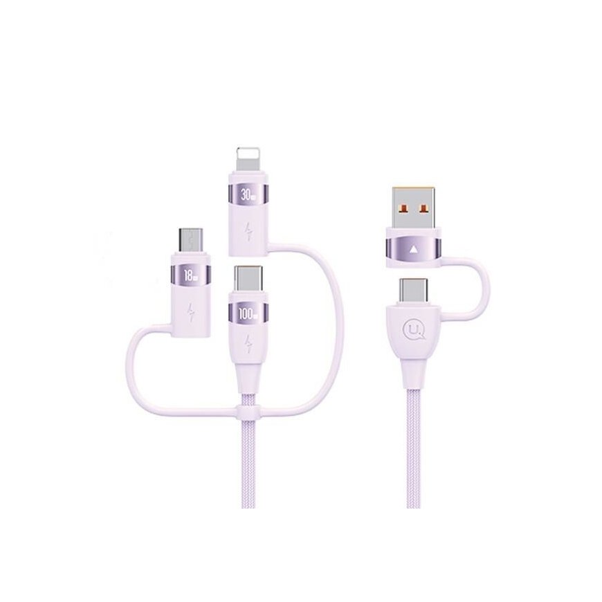 USAMS Kabel U85 2xUSB-C|USB|Micro-USB| Lightning 6w1 1,2m 100W P