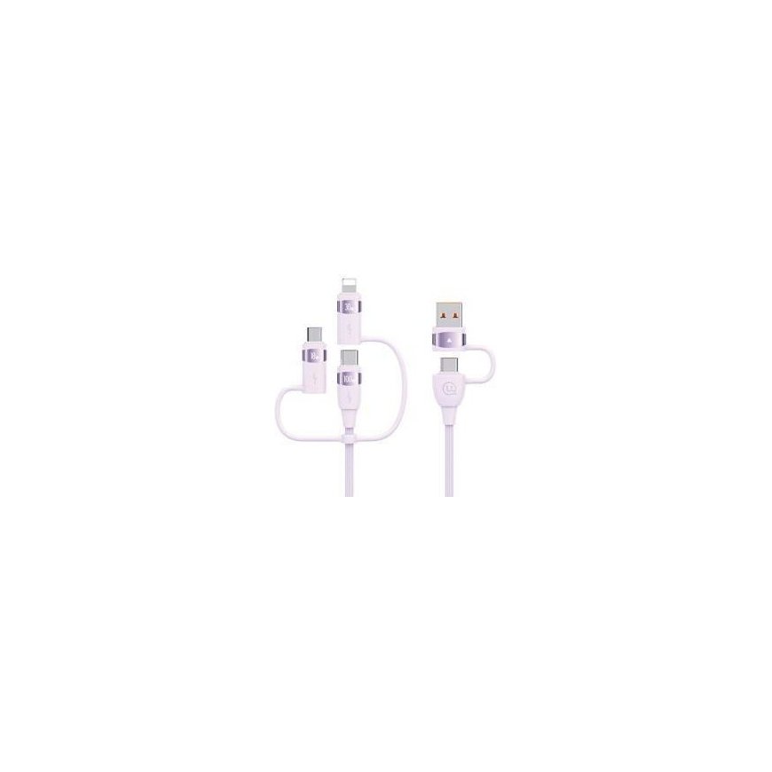 USAMS Kabel U85 2xUSB-C|USB|Micro-USB| Lightning 6w1 1,2m 100W P – 2