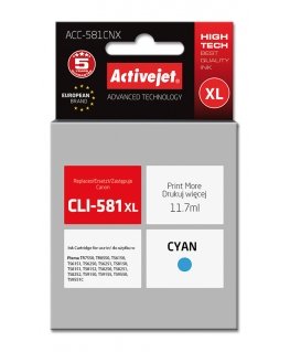 Activejet ACC-581CNX tindikassett 1 tk Kokkusobiv High (XL) Yield Tsüaan