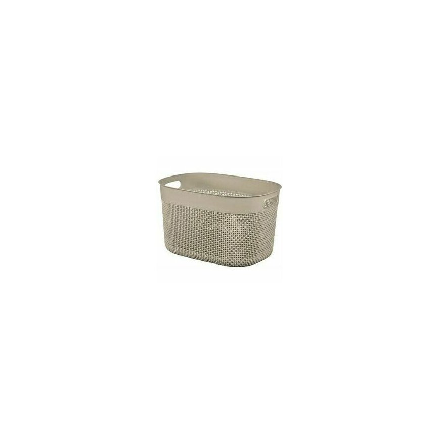 Basket Your Style L 35x30x22cm grey