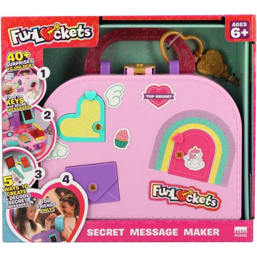 Fun Lockets FUNLOCKETS secret message set, S22230 – 2