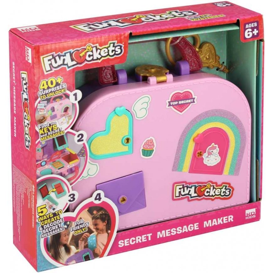 Fun Lockets FUNLOCKETS secret message set, S22230 – 3